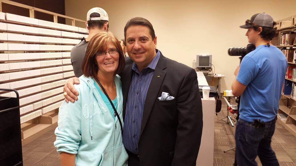 Kathi with Steve Dischiavi Producer of Dead Files on the Travel Channel